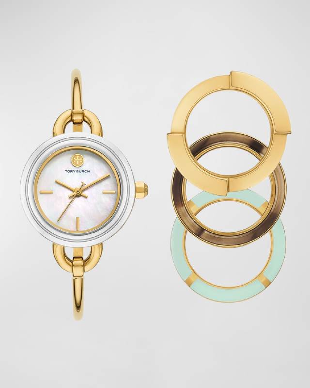 Miller Jewelry Watch and Multicolor Bezels, Set of 3
