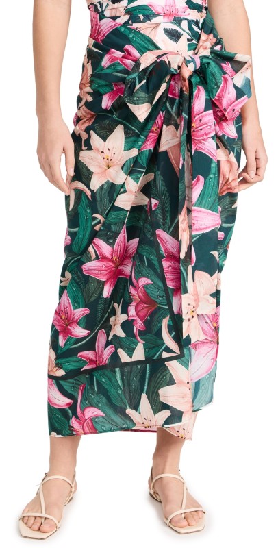 Agua by Agua Bendita Lavanda Rocio Skirt Multicolor