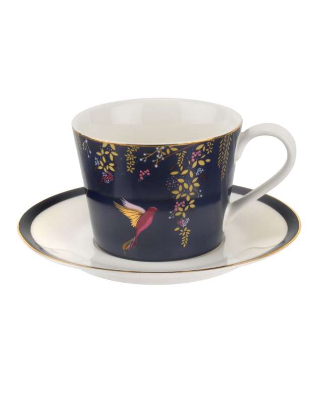 Sara Miller Portmeirion Teacup and Saucer