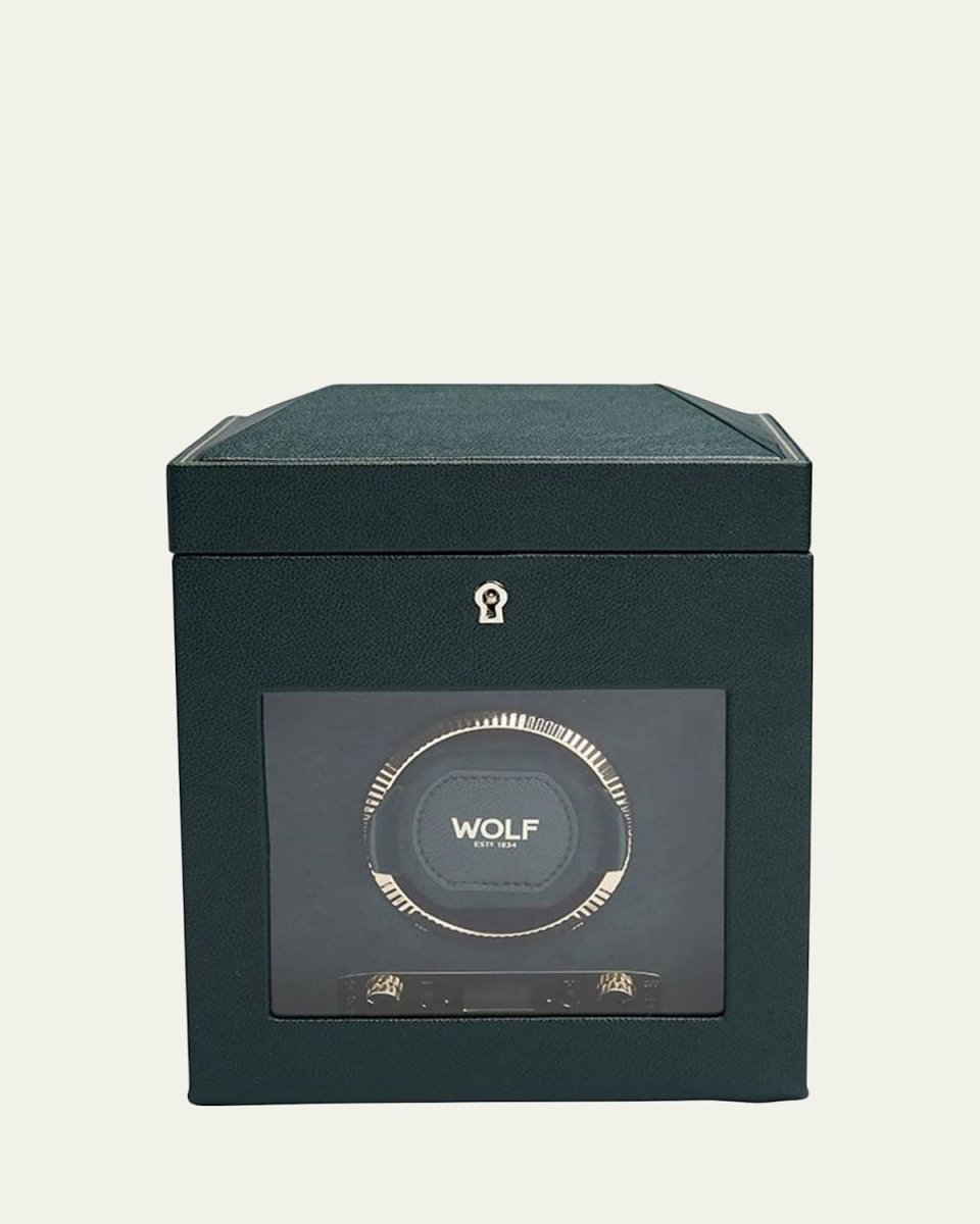 British Racing Single Watch Winder with Storage