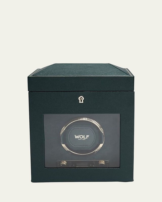 British Racing Single Watch Winder with Storage