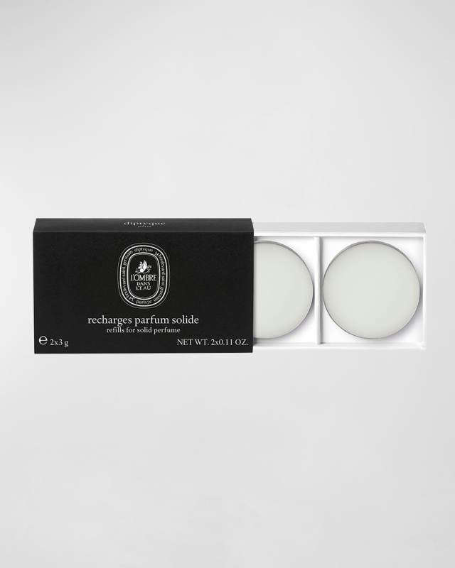 L'Ombre Dans L'Eau Solid Perfume Refills, 2 x 0.1 oz.
