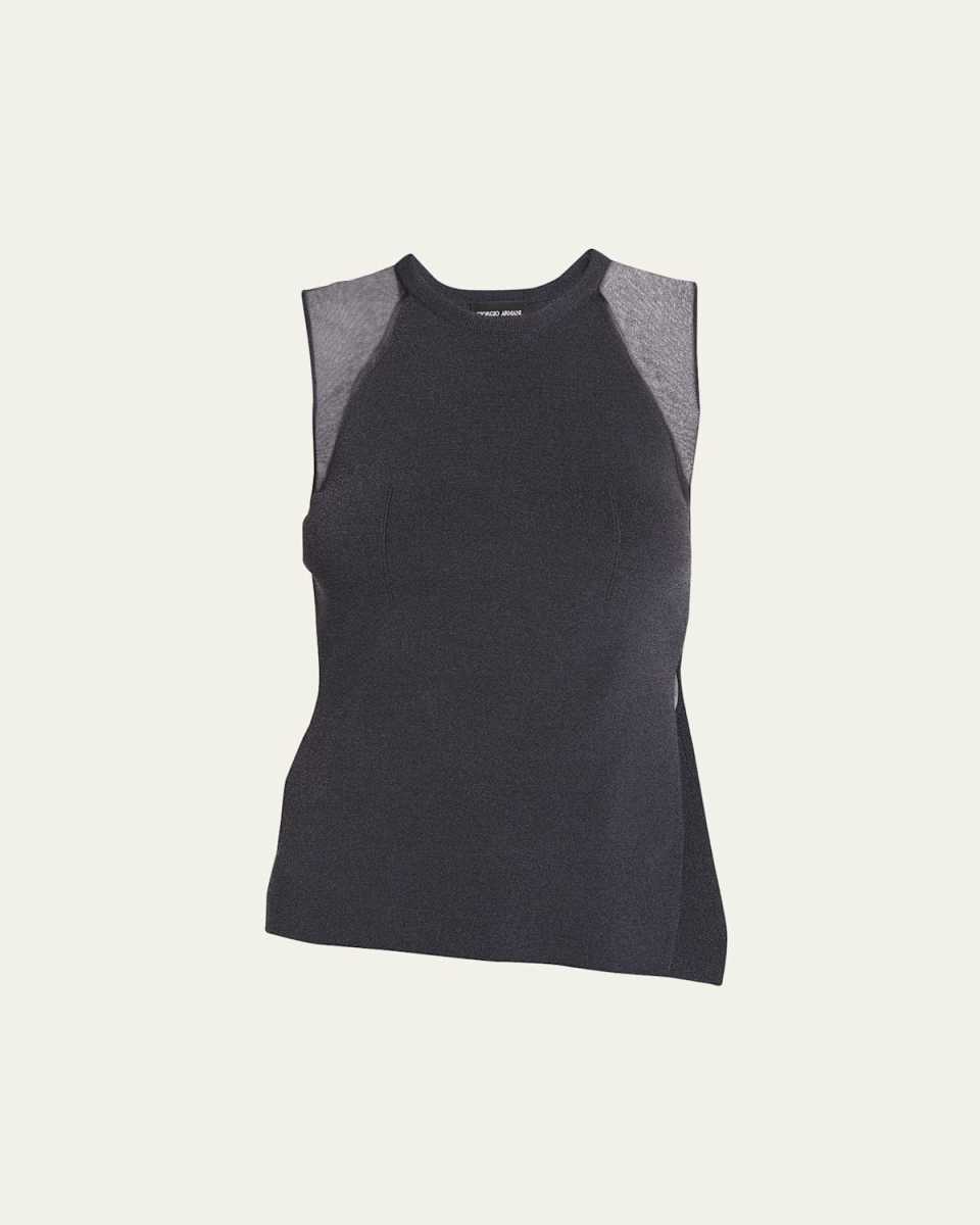 Asymmetric Jersey Tank Top