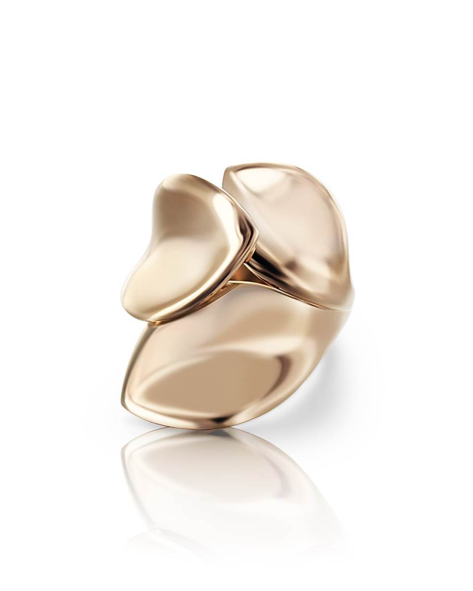 Giardini Segreti 18k Rose Gold Wrapped Ring, Size 6.25