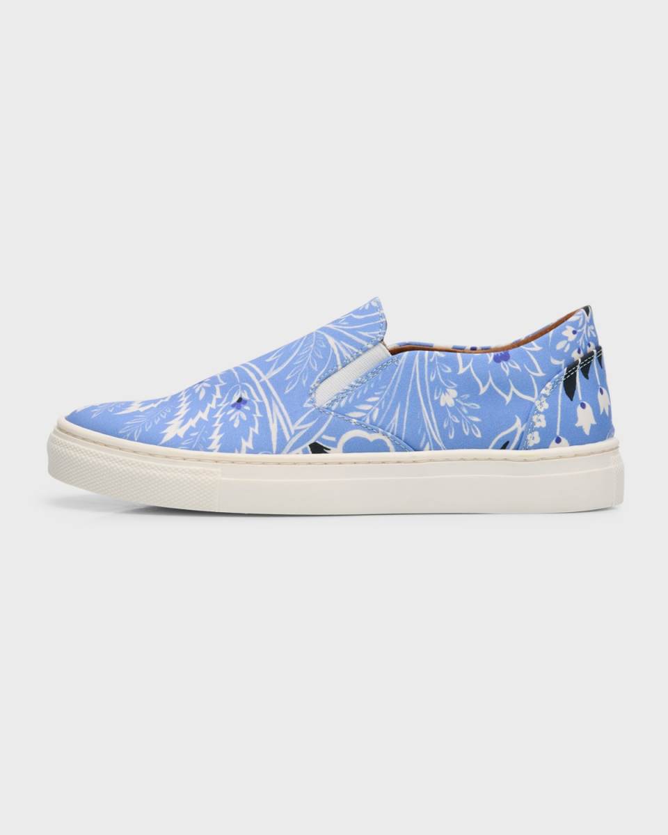 Kid's Paisley Slip-On Sneakers, Toddler/Kids