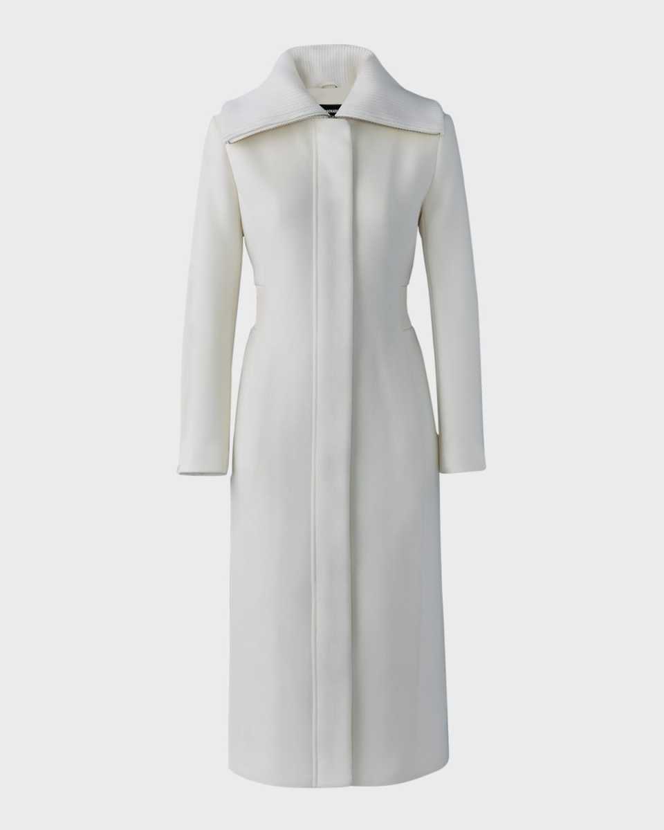 Clarice Long Double-Face Wool Coat