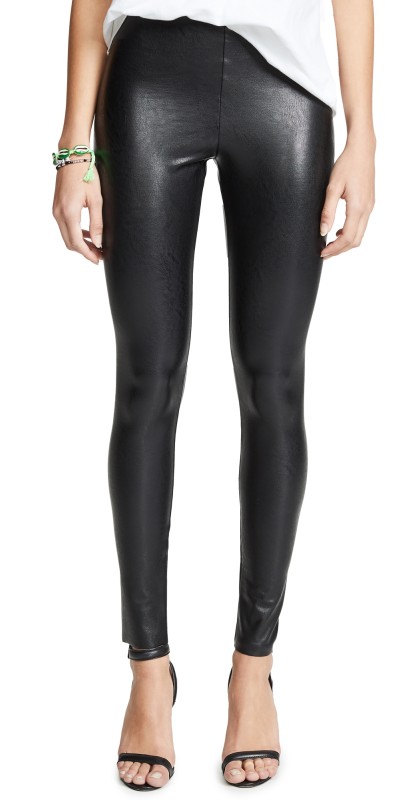 Commando Perfect Control Faux Leather Leggings Black