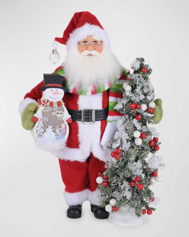 Lighted Snowy Days Santa