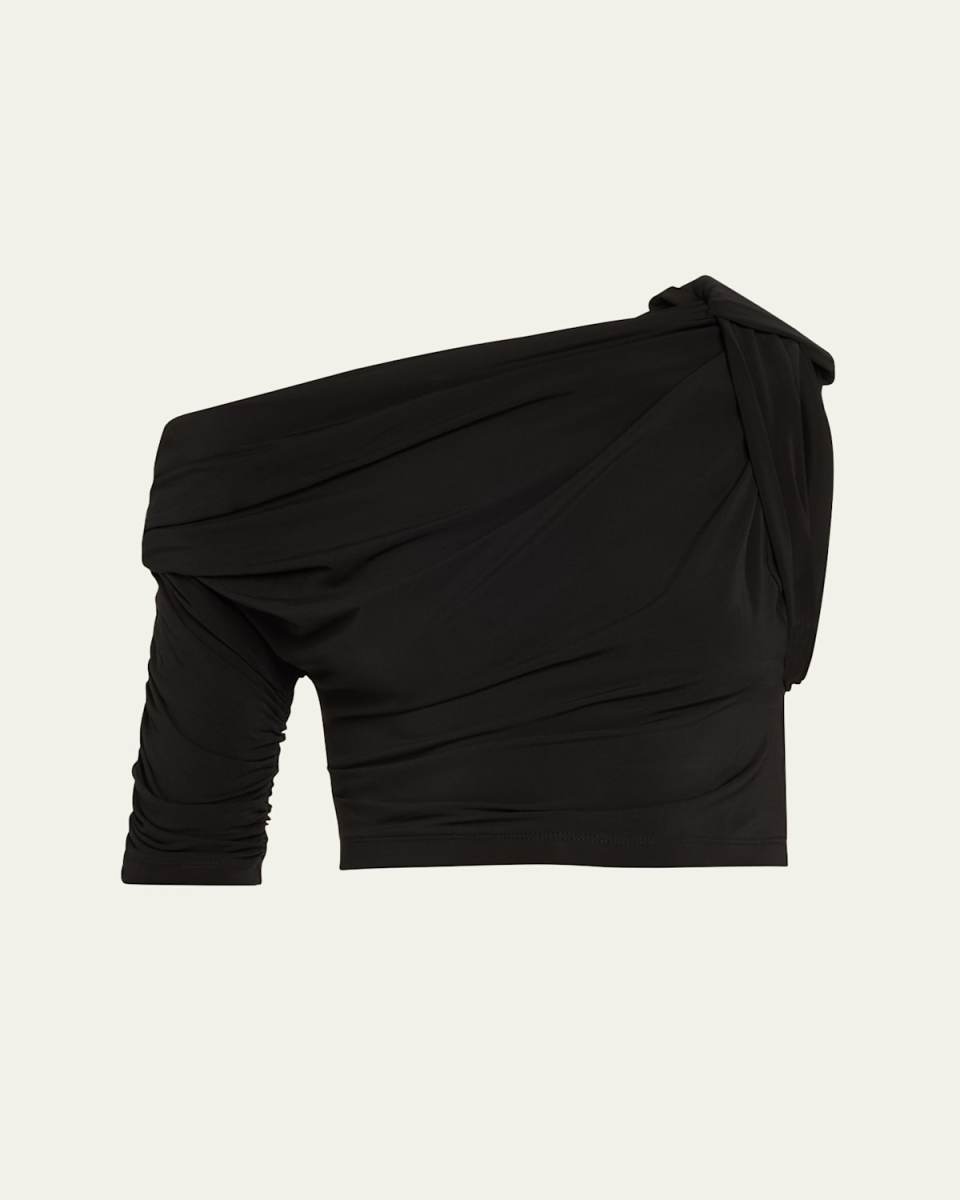 Le Haut Drapeado Asymmetric Top