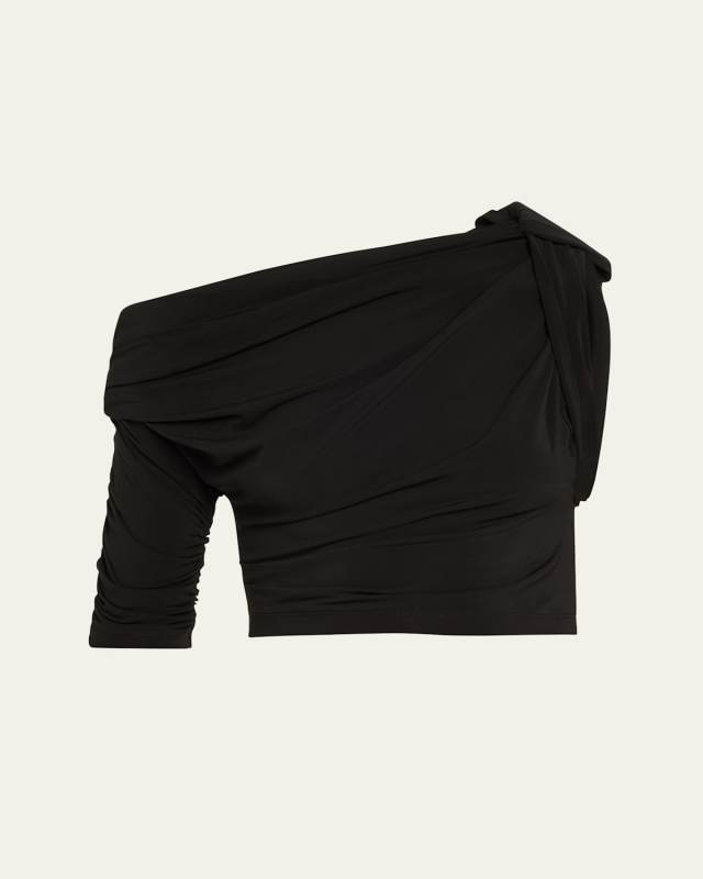 Le Haut Drapeado Asymmetric Top