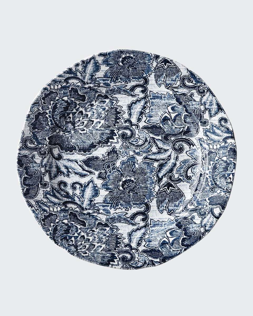 Faded Peony Salad Plate