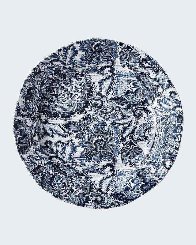 Faded Peony Salad Plate