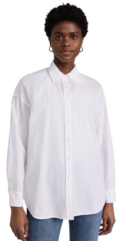 Niliotan Mael Oversized Shirt White