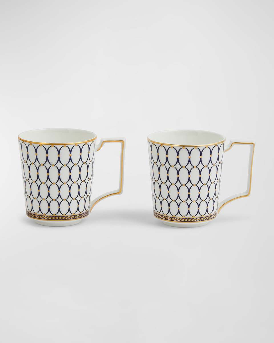 Renaissance Gold Mugs, Set of Two