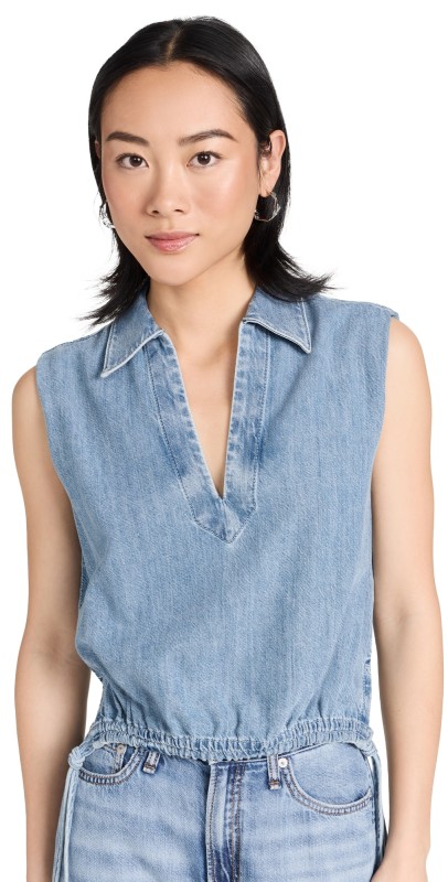 rag & bone Ultra Featherweight Fiona Top Billie