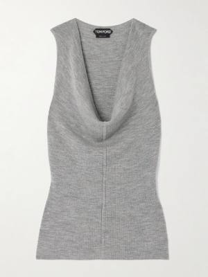 Tom Ford Draped wool tank