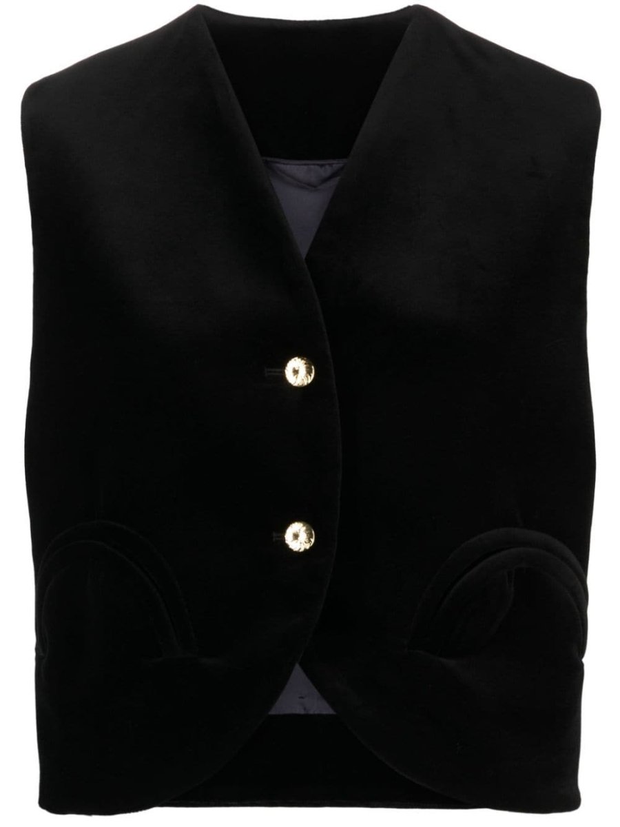 Jealousy Gliss velvet waistcoat