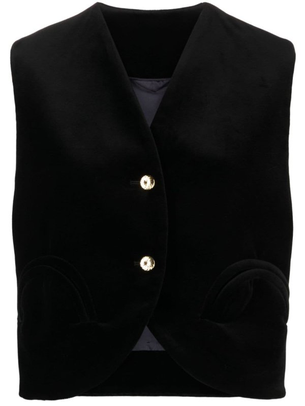 Jealousy Gliss velvet waistcoat