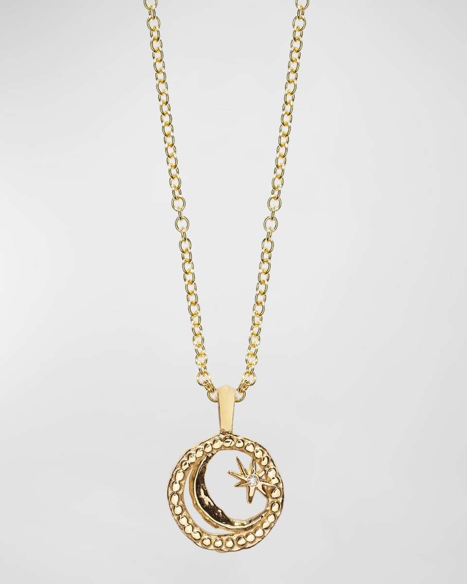 Petite Cosmic Coin Necklace
