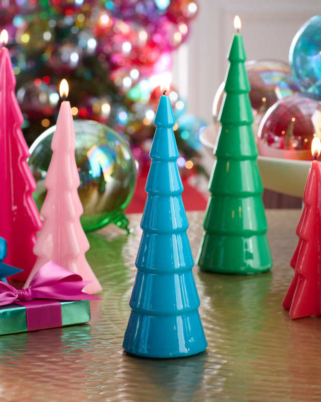 Turchese Christmas Tree Candle