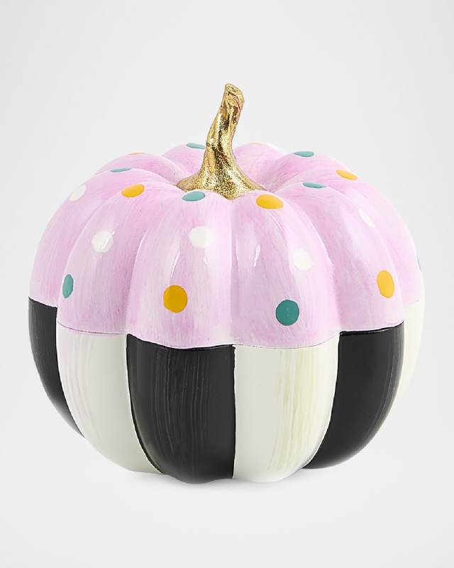 Cotton Candy Dot Pumpkin, Mini