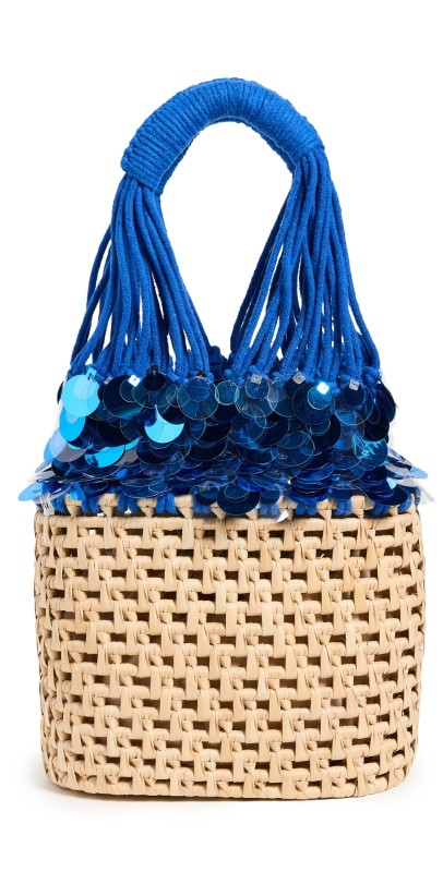 Nannacay Serena Bag Natural And Blu