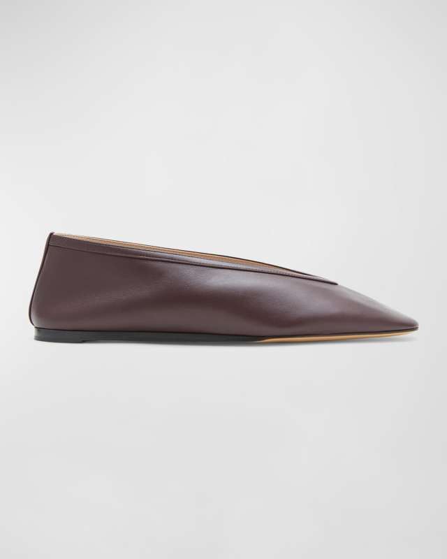 Luna Calfskin Ballerina Flats