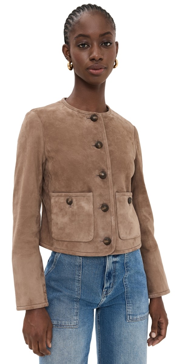 Veronica Beard Andrea Jacket Bark