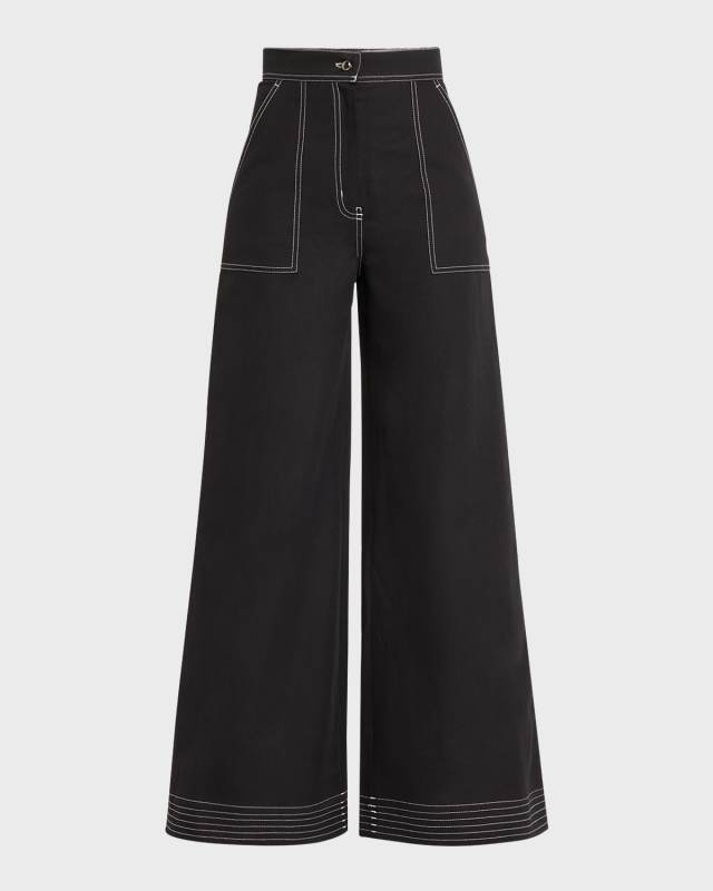 Oboli Wide-Leg Trousers
