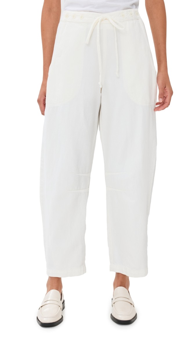 TWP Jetties Beach Pants White
