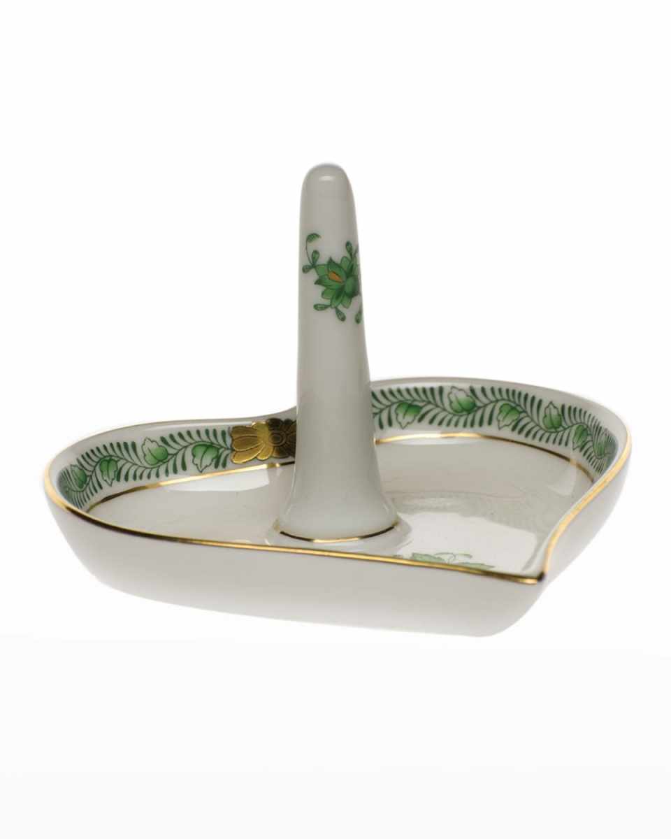 Chinese Bouquet Green Ring Holder