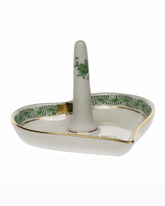Chinese Bouquet Green Ring Holder