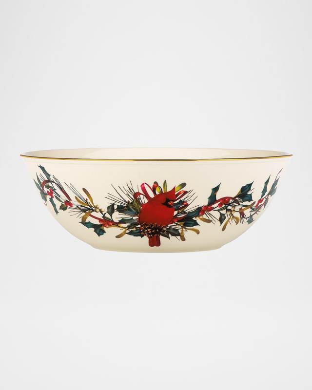 Winter Greetings Serving Bowl