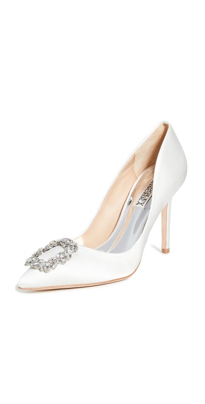 Badgley Mischka Cher Pumps White