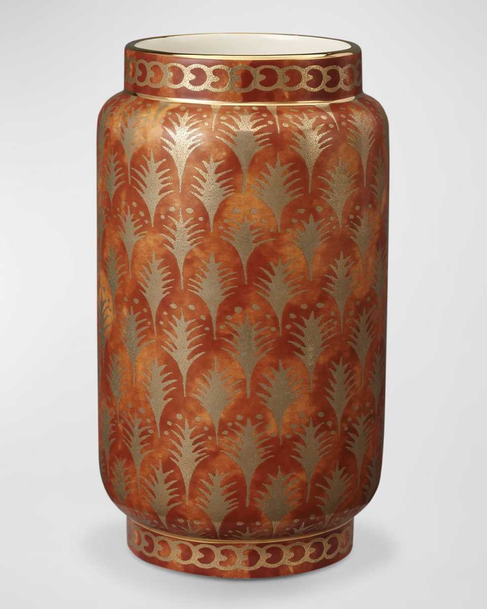 x Fortuny Piumette Medium Vase, 9"