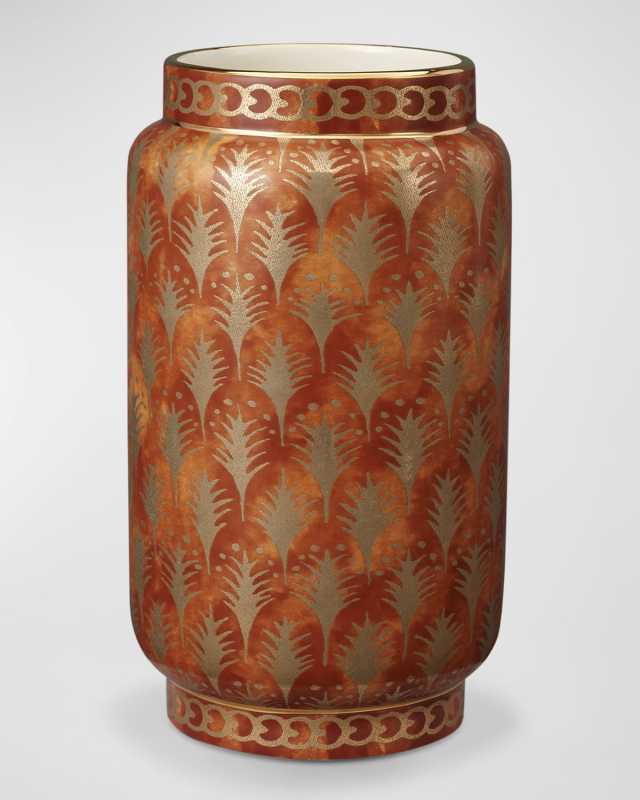 x Fortuny Piumette Medium Vase, 9"