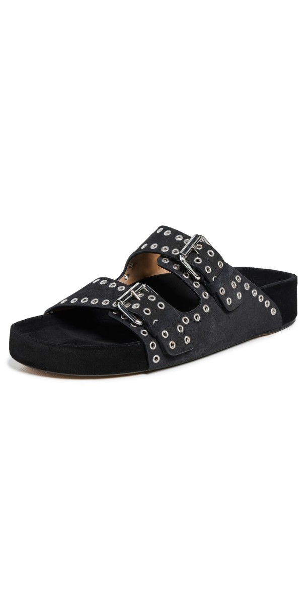 Isabel Marant Lennyo Sandals Faded Black