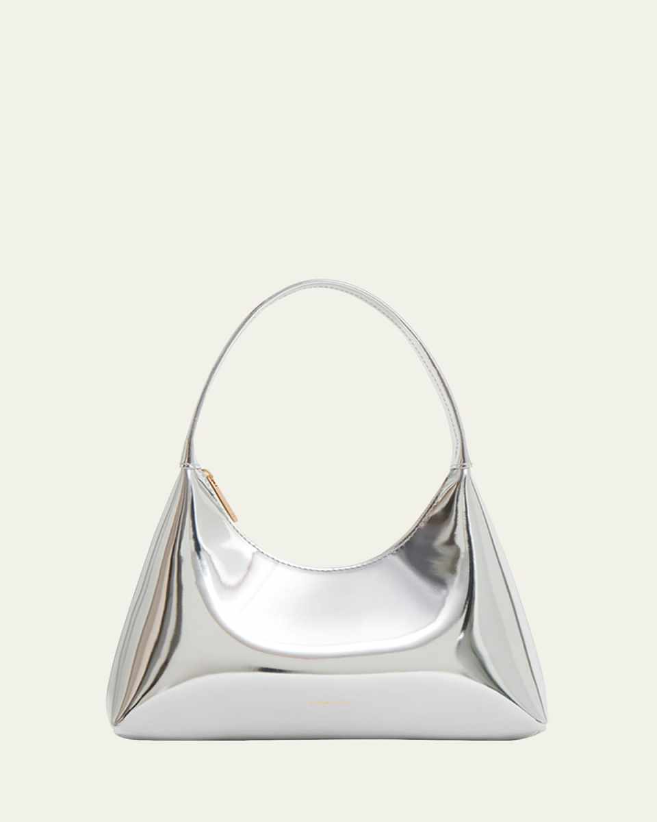 Candy Mini Metallic Leather Top-Handle Bag