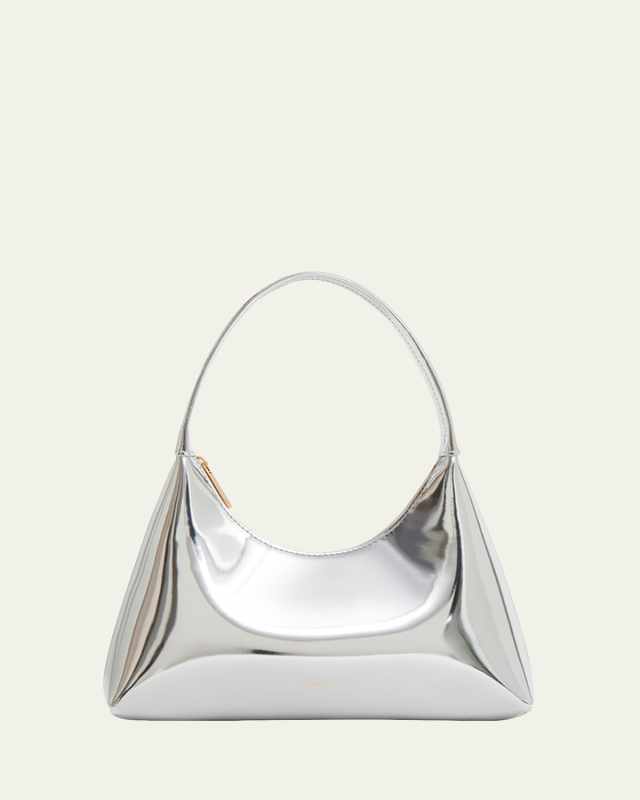 Candy Mini Metallic Leather Top-Handle Bag