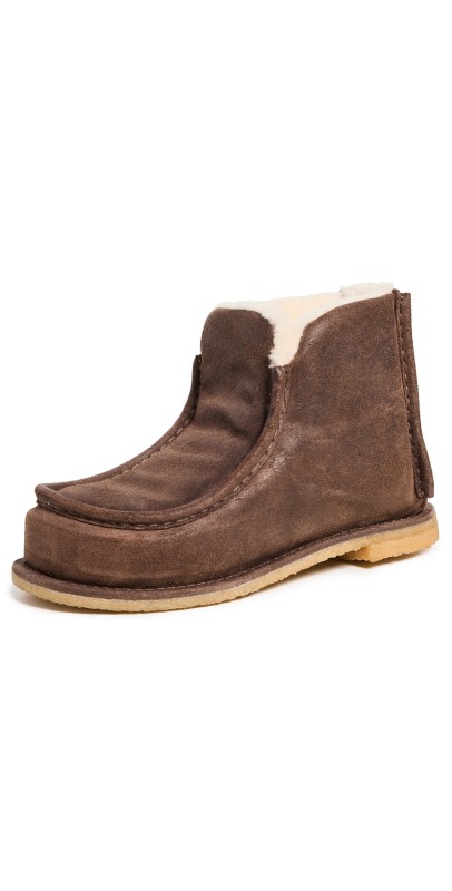 JW Anderson Ankle Boots Dark Brown