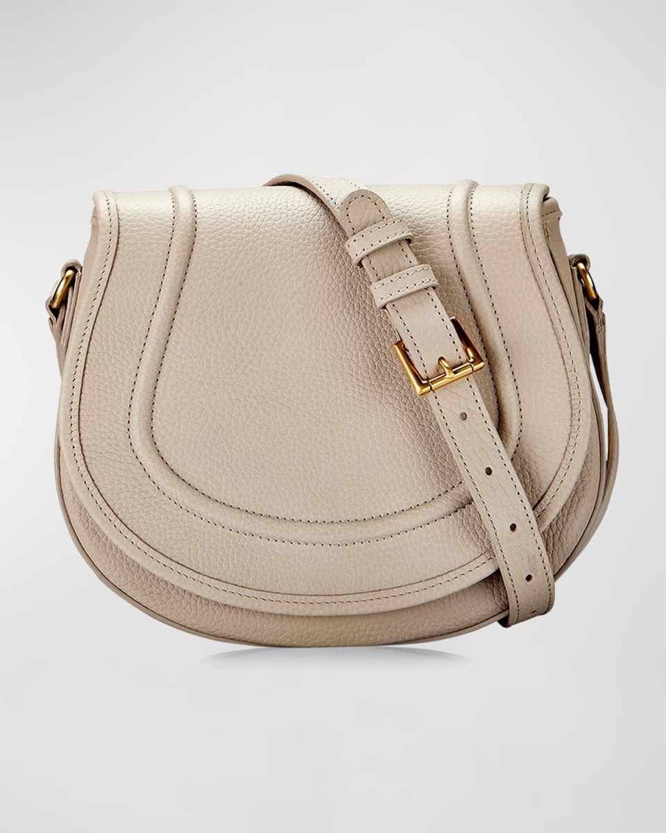 Jenni Saddle Leather Crossbody Bag