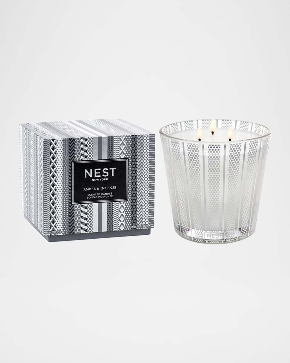 Amber & Incense 3-Wick Candle, 600 g