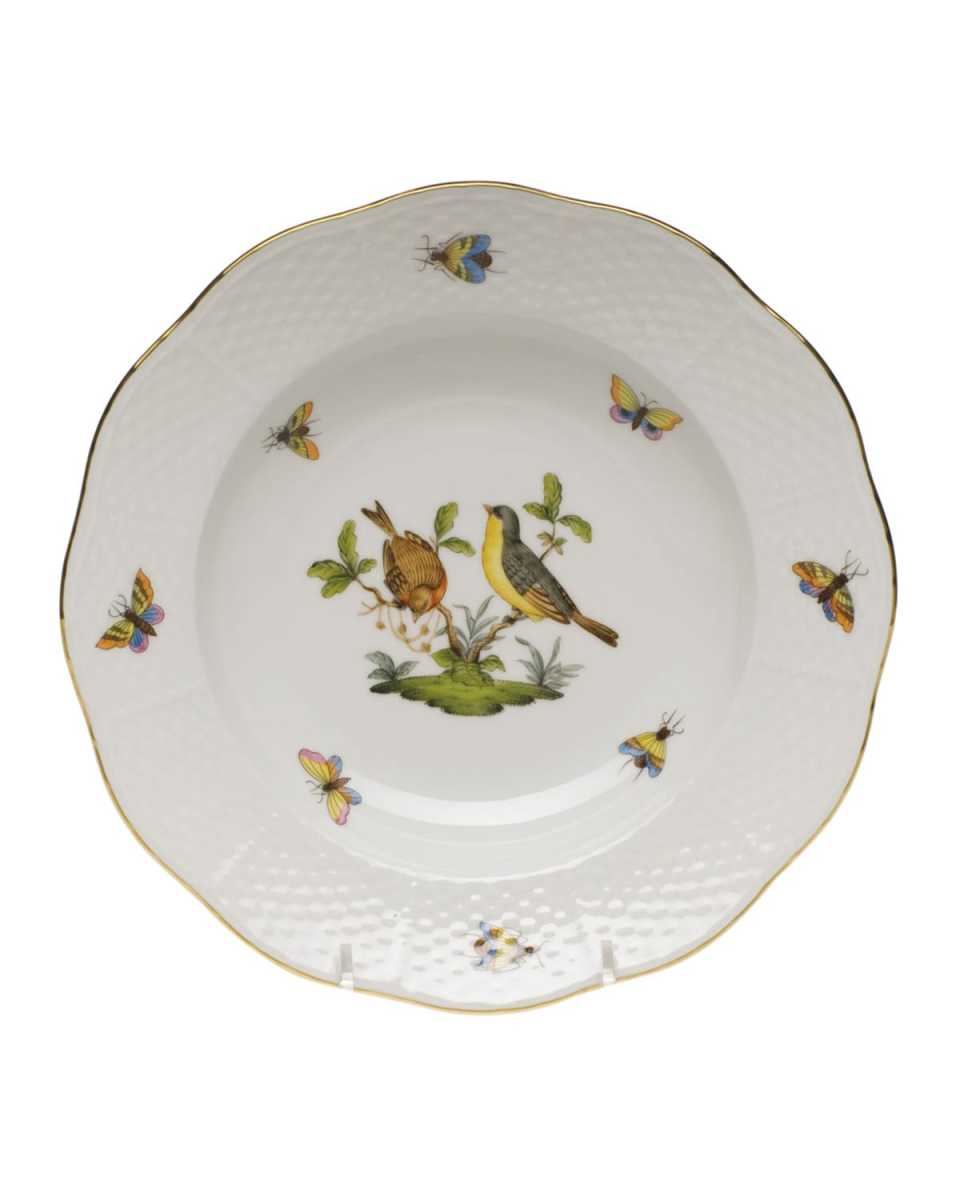 Rothschild Bird Motif 7 Rim Soup Plate
