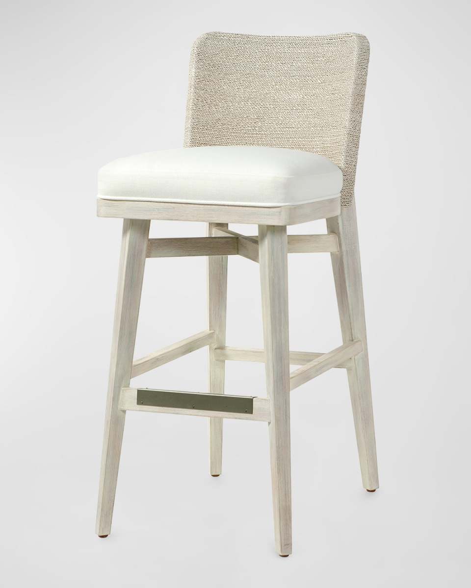 Francis Barstool, 30" - White Wash