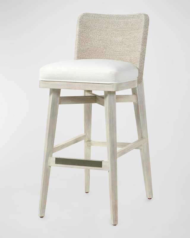 Francis Barstool, 30" - White Wash