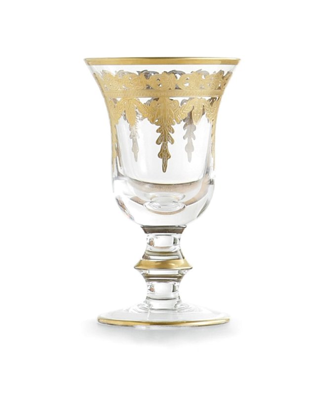 Vetro Gold Water Goblet