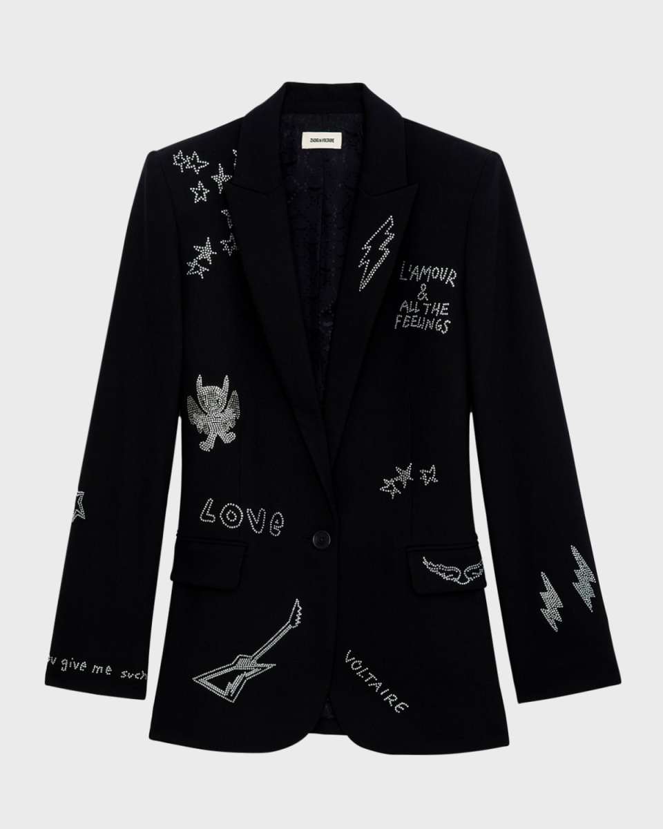 Valse Multi-Strass Blazer