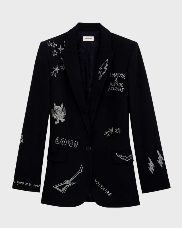 Valse Multi-Strass Blazer