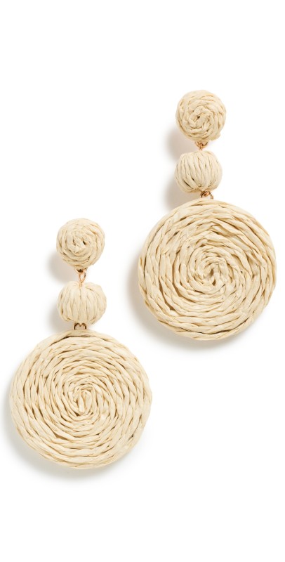 SHASHI Ulla Earrings Ivory