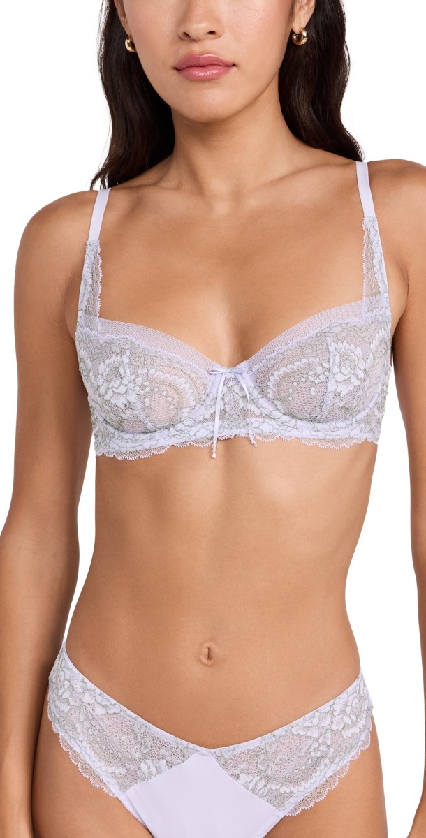Skarlett Blue Skarlett Blue Minx Balconette Bra Purple Ice/Matcha
